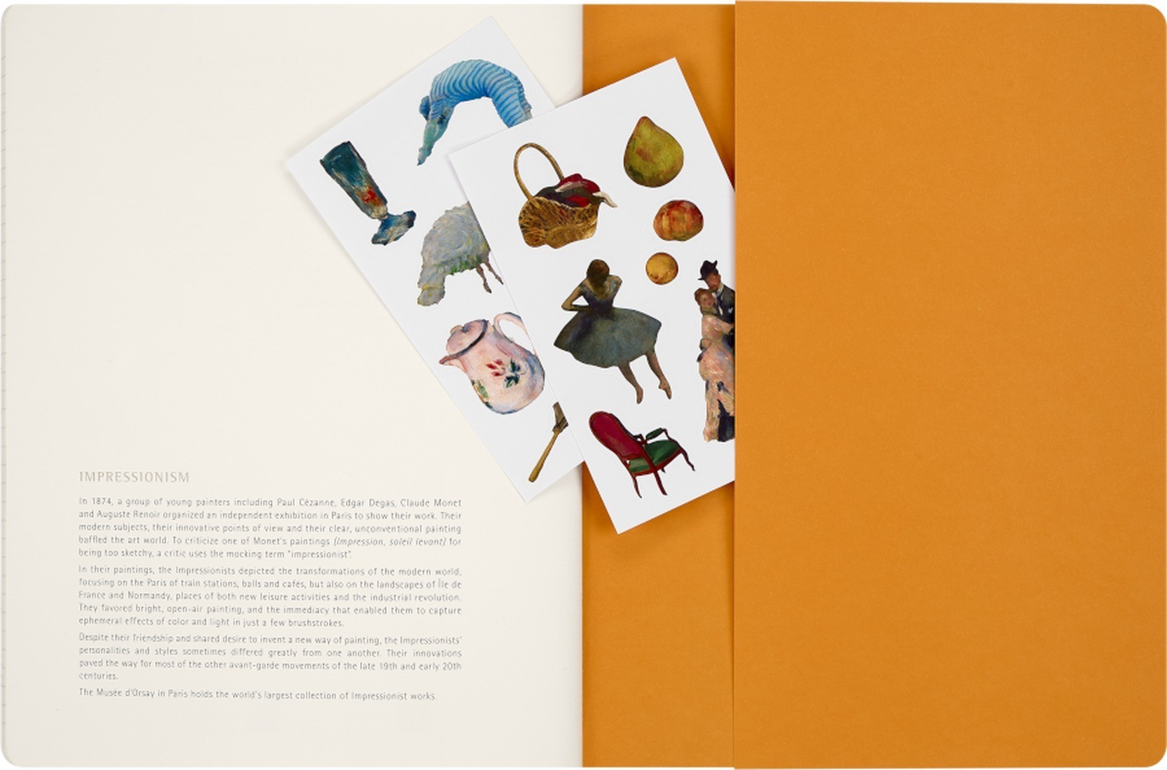 Moleskine Impressions of Impressionism Cahier Journal, XL 19X25, ruled