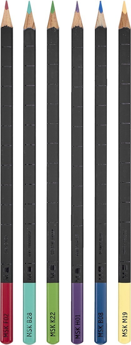 Moleskine Impressions of Impressionism Drawing Gift Box Large, plain, fabric hard cover notebook & 6 watercolour pencils