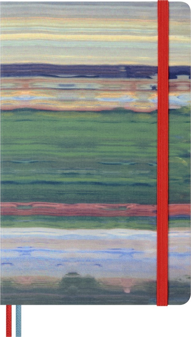 Moleskine Impressions of Impressionism Drawing Gift Box Large, plain, fabric hard cover notebook & 6 watercolour pencils