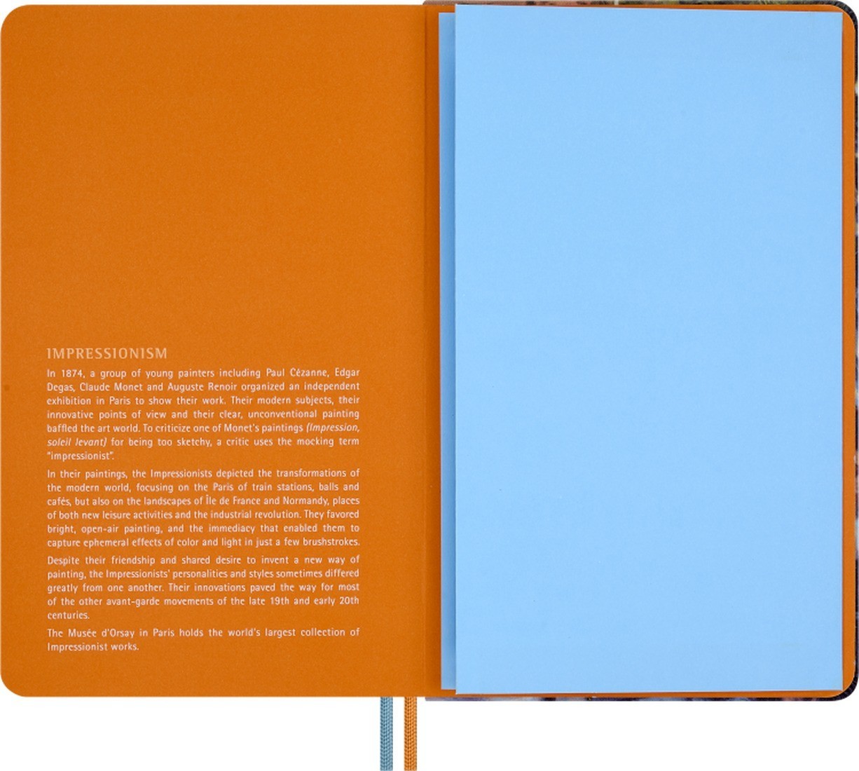Moleskine Impressions of Impressionism Notebook Large, ruled, fabric hard cover