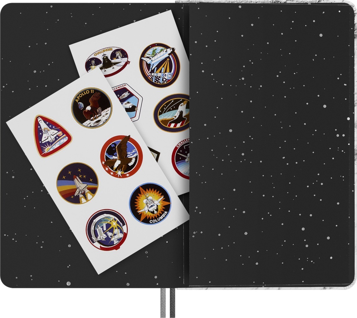 Moleskine NASA-inspired Limited Edition Notebook, Large, ruled, soft touch hard cover with gift box