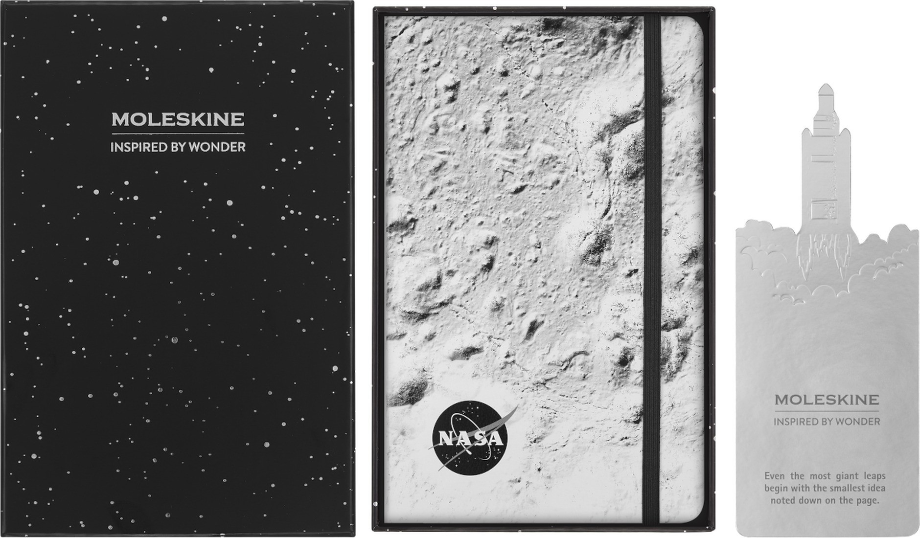Moleskine NASA-inspired Limited Edition Notebook, Large, ruled, soft touch hard cover with gift box