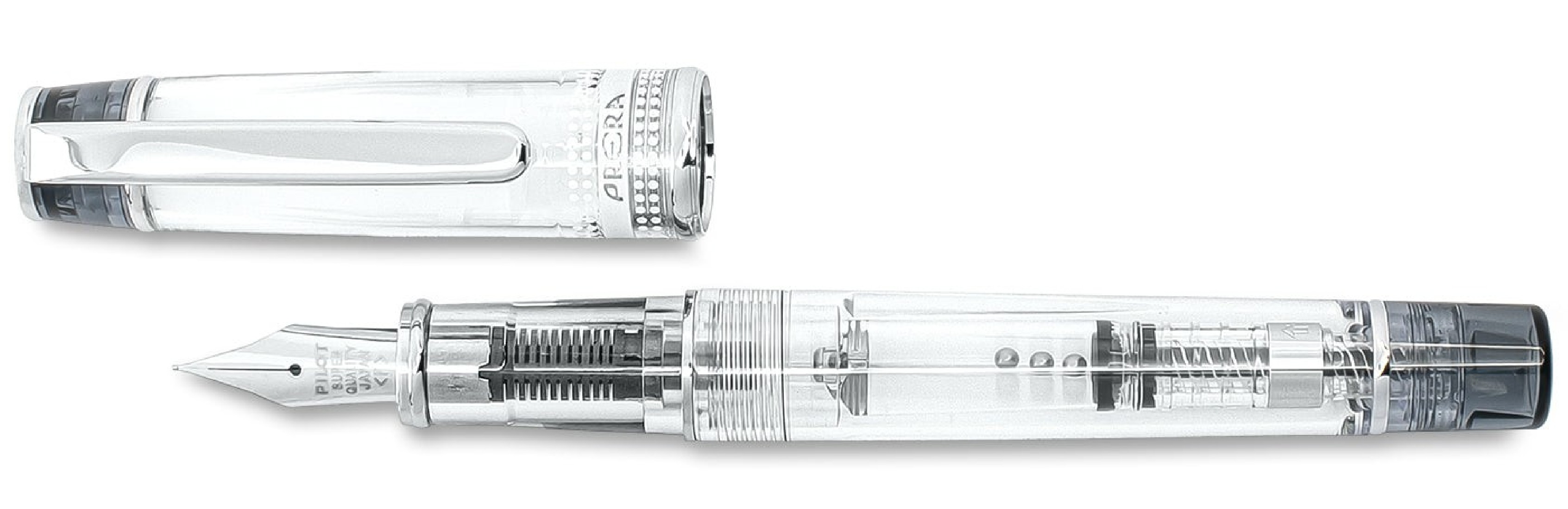 Pilot Prera demonstrator Black with converter fountain pen