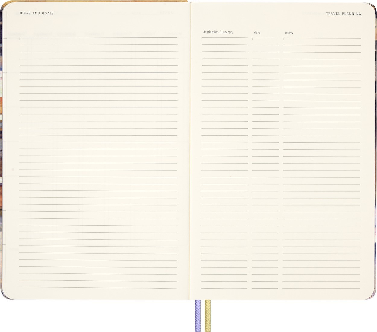 Moleskine Impressions of Impressionism Undated Planner, Large, 12-Month Weekly Planner, Fabric Hardcover