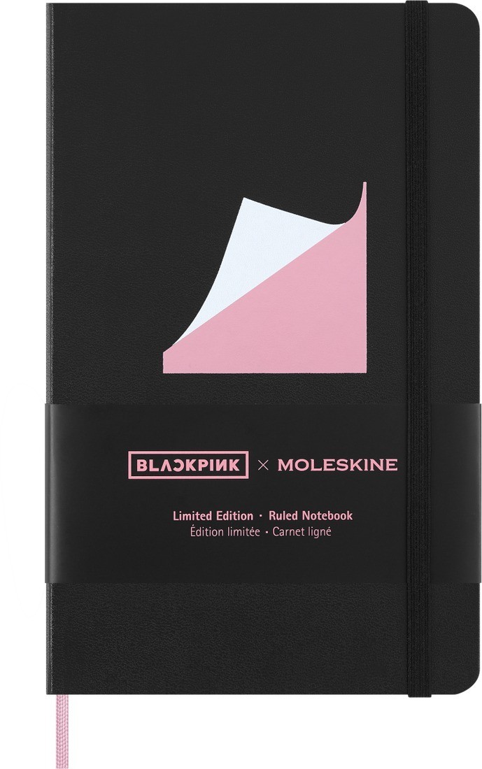 Moleskine Notebook with BLACKPINK Collection, Large, ruled, hard cover