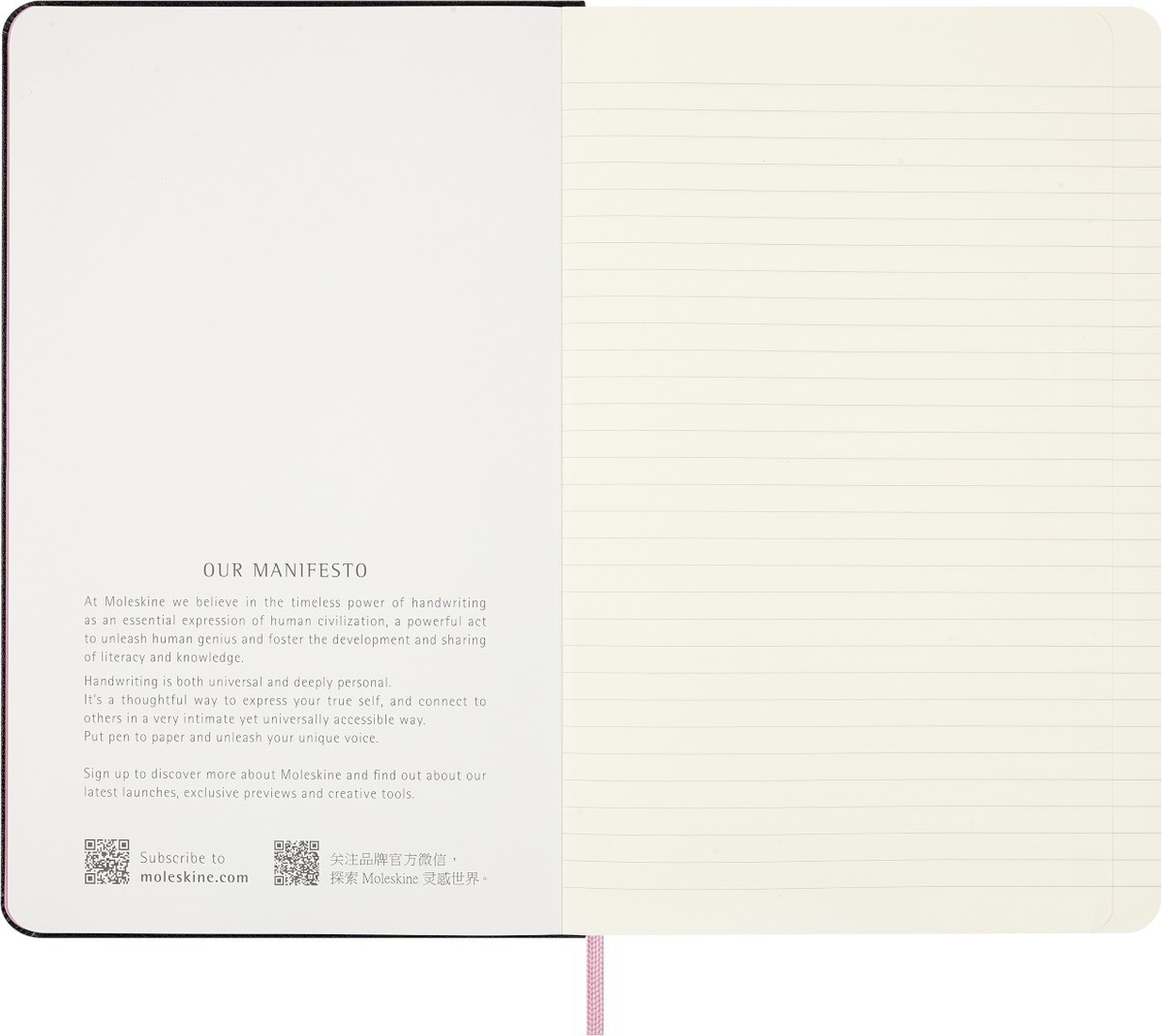 Moleskine Notebook with BLACKPINK Collection, Large, ruled, hard cover