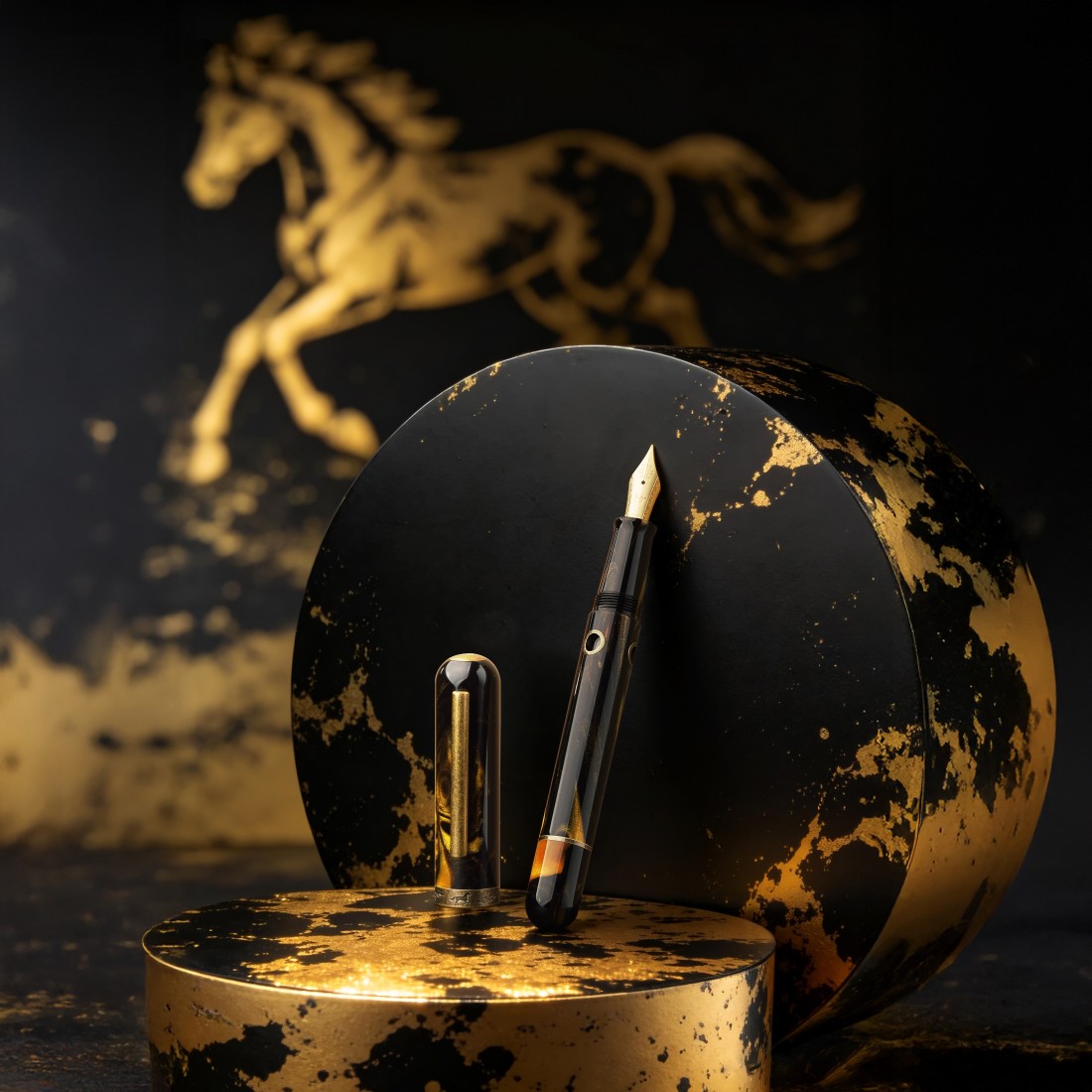 Nahvalur Pen of the Year 2026 Horse fountain pen with free bottled ink Limited Edition