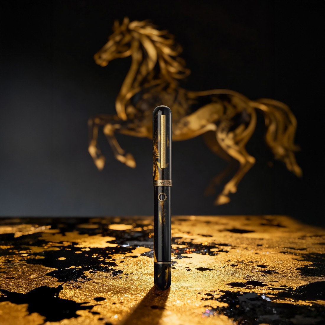 Nahvalur Pen of the Year 2026 Horse fountain pen with free bottled ink Limited Edition