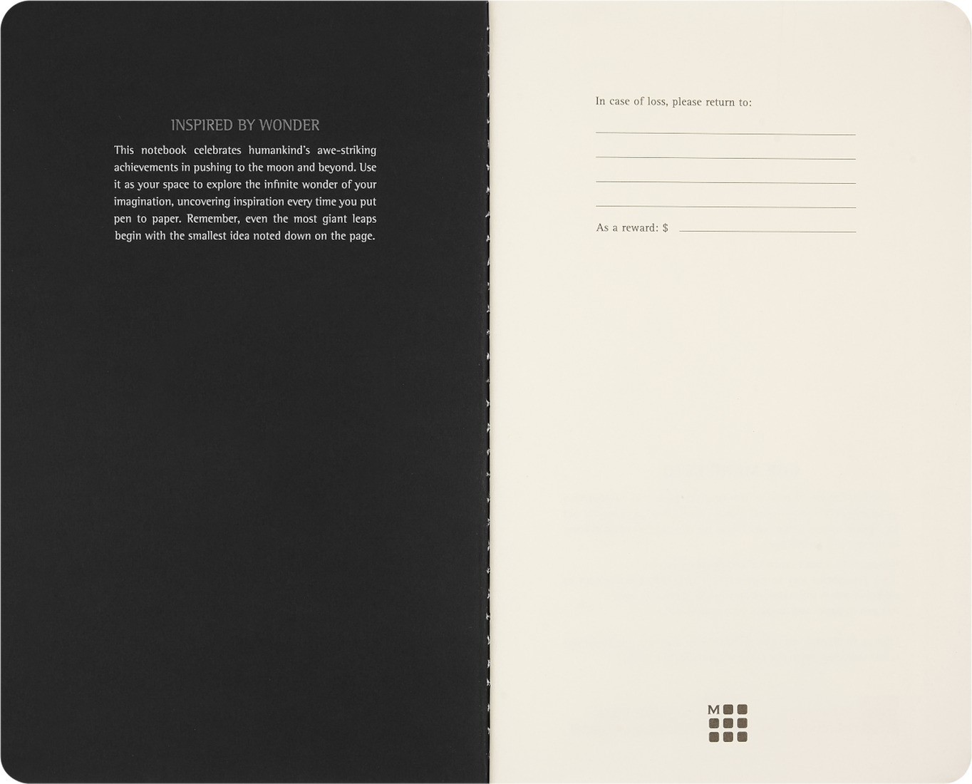 Moleskine NASA inspired Limited Edition Cahier Journals, Set of two large, plain cahier journals