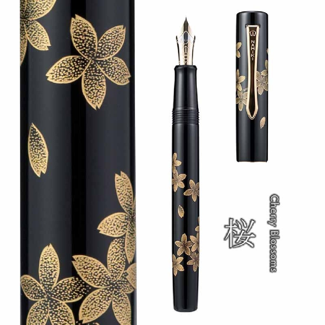 Pilot Namiki Chinkin Cherry Blossoms Sakura Fountain Pen, FNVC-10M-SKU