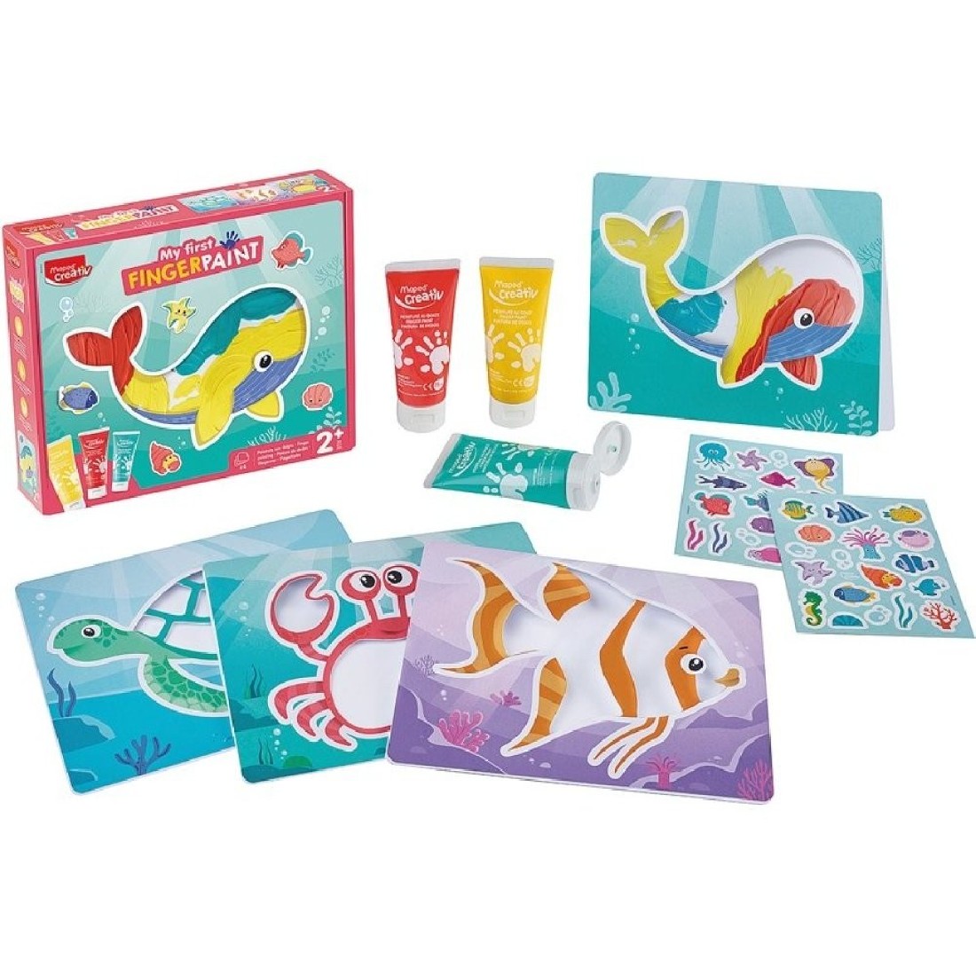 Creative Το πρώτο μου δημιουργικό σετ  Δακτυλομπογιές 906902 Maped