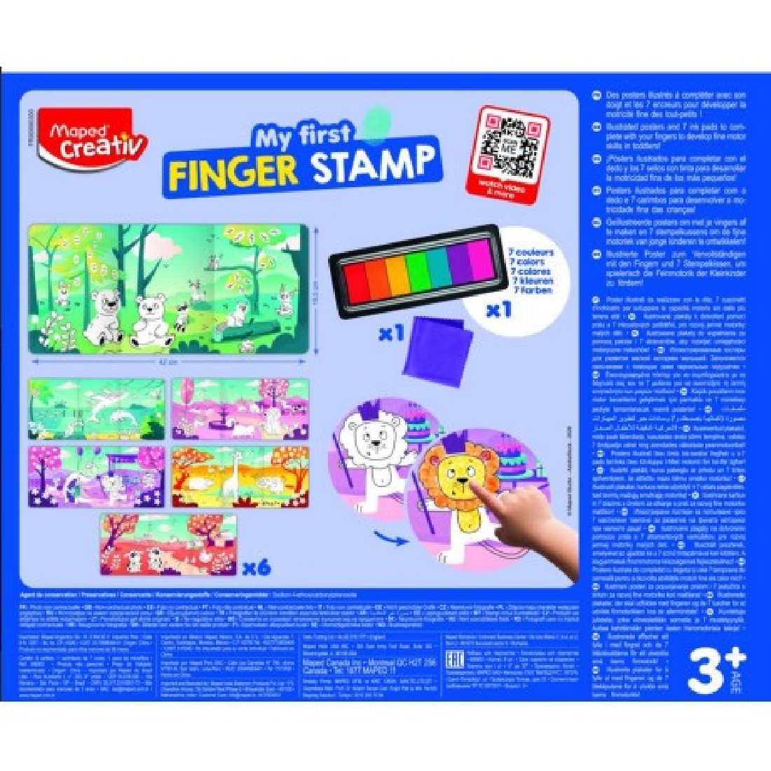 Το Πρώτο Μου Σετ Με Δαχτυλομπόγιες 906903 Maped