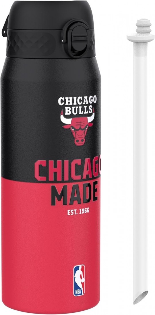 Παγούρι Μεταλλικό θερμός με καλαμάκι 750ml NBA Chicago Bulls Ion8