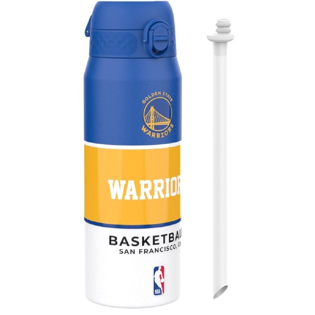 Παγούρι Μεταλλικό θερμός με καλαμάκι 750ml NBA Golden State Warriors Ion8