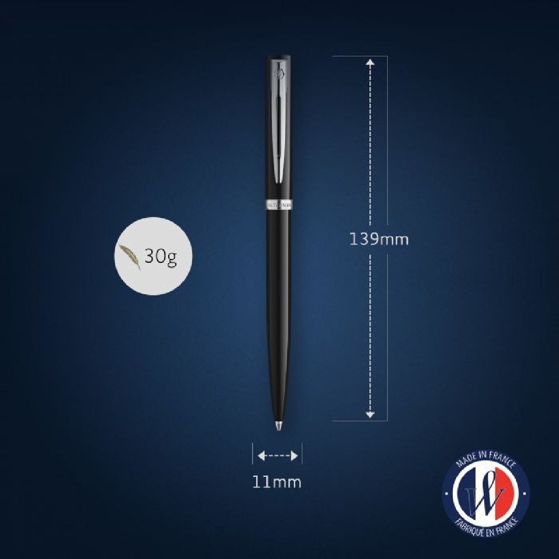 Waterman Impression black ct ballpen