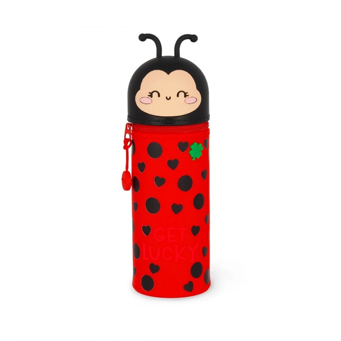 Ladybug Get Lucky 2-in-1 Silicone Pencil Case