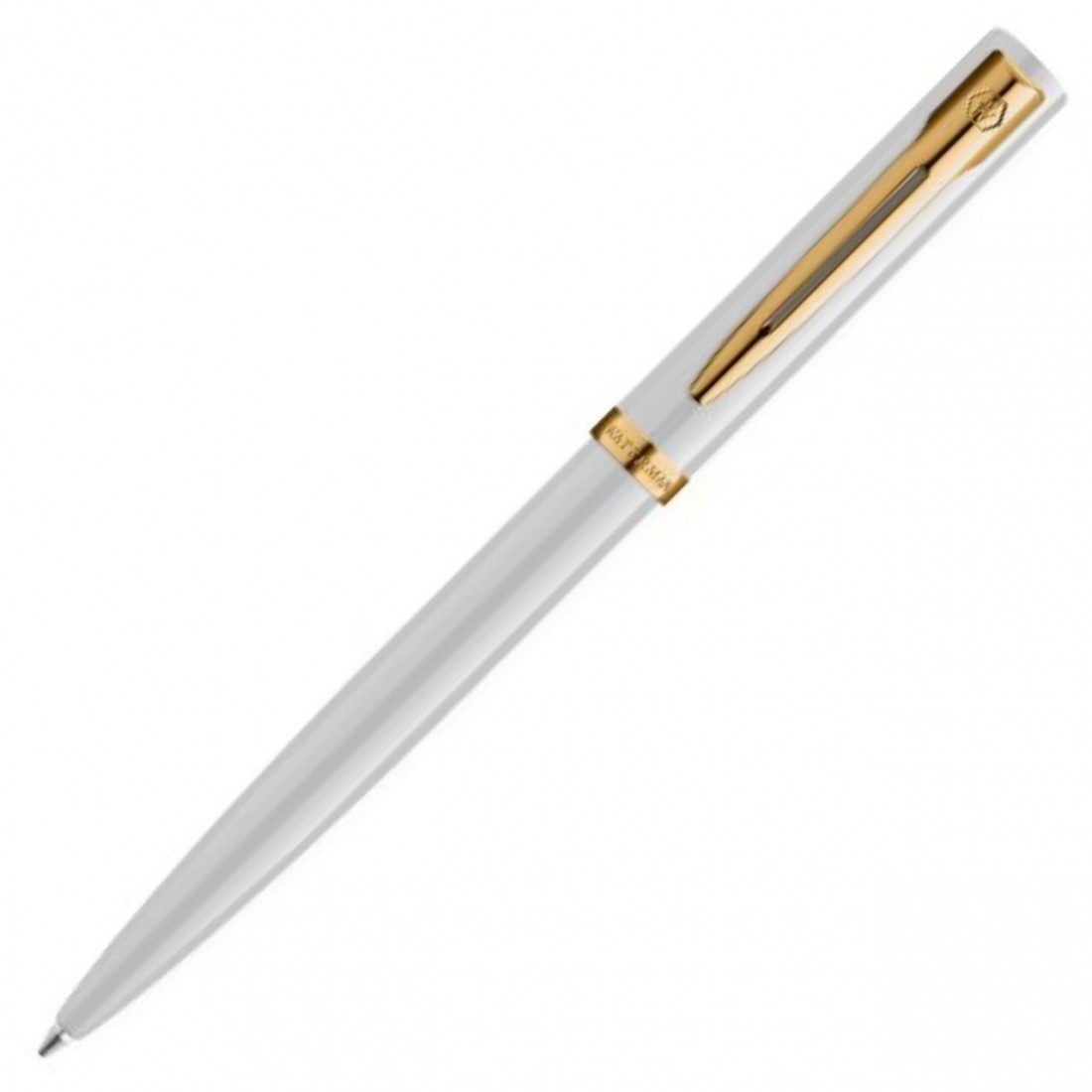 Waterman Impression lacquer white gt ballpen