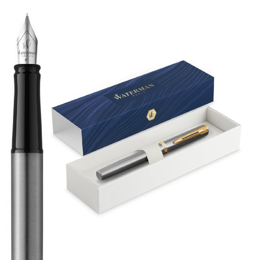 Waterman Impression stainless steel gt fountain pen
