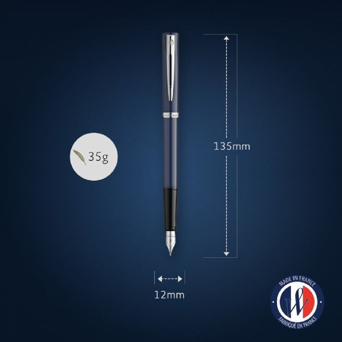 Waterman Impression blue ct fountain pen