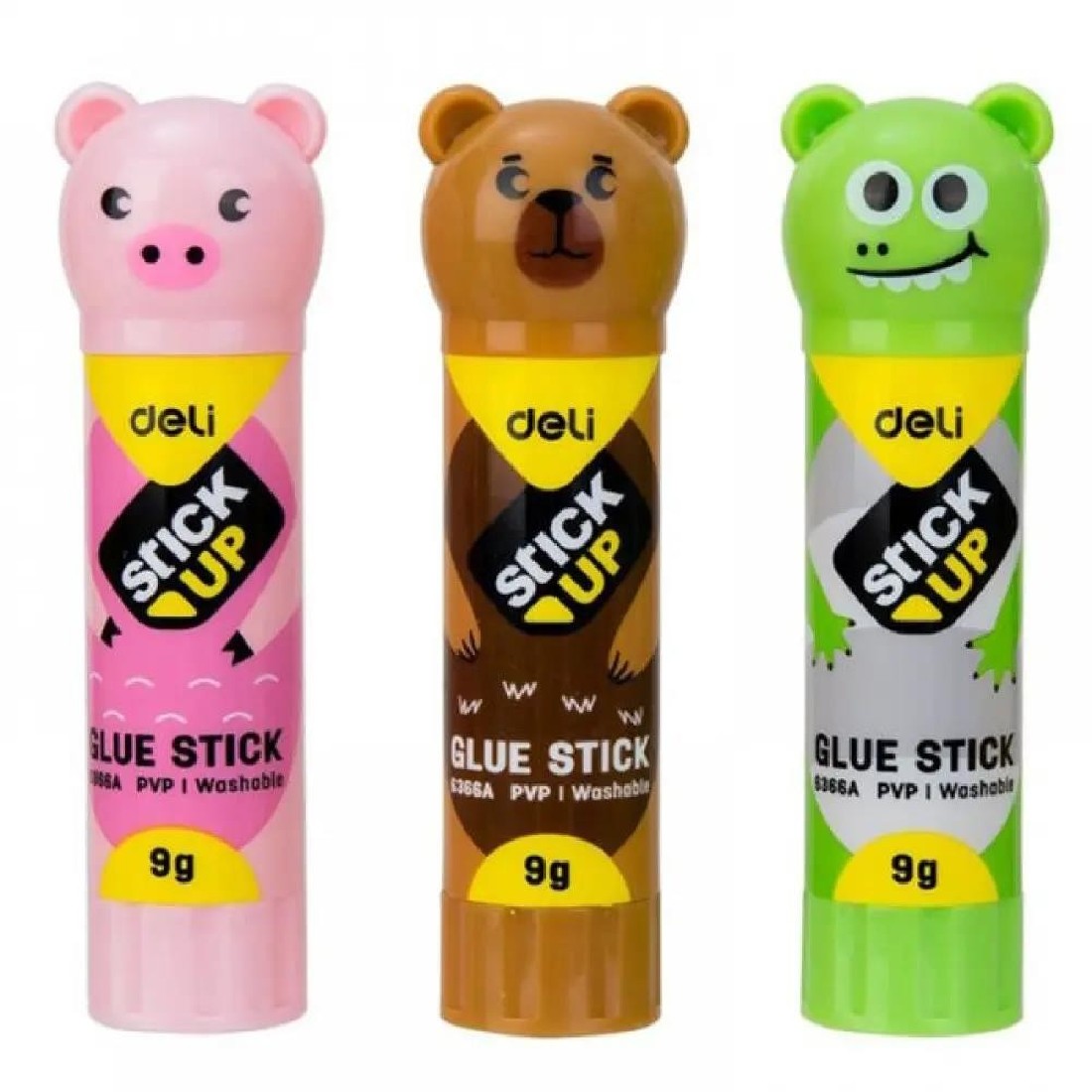 Κόλλα Stick 9gr Ζωάκια Ε6366Α Deli