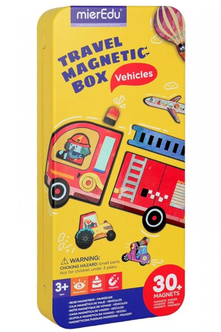 Μαγνητικό puzzle Vehicles 00781 Mier Edu