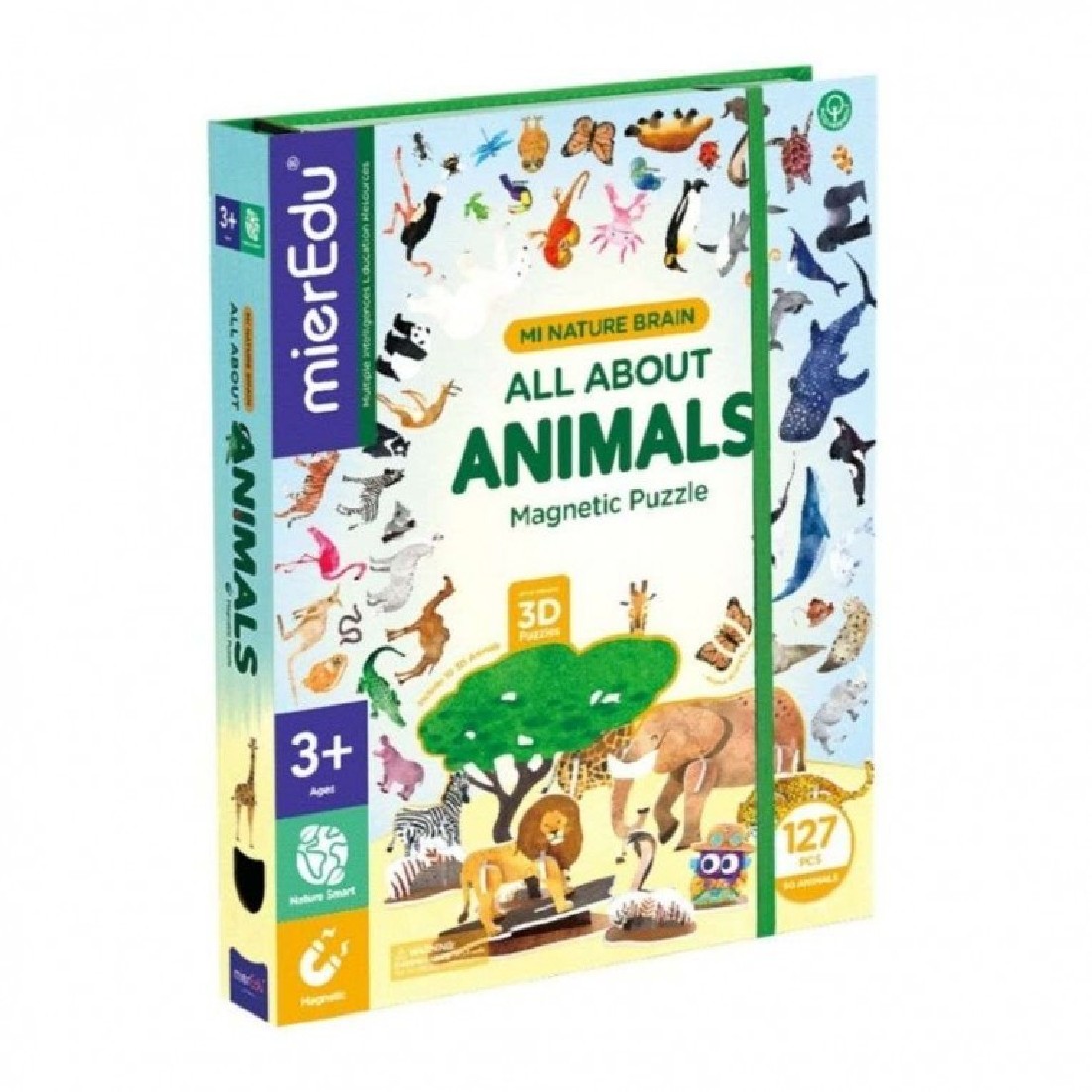 Μαγνητικό Puzzle All About Animals 00110 Mier Edu
