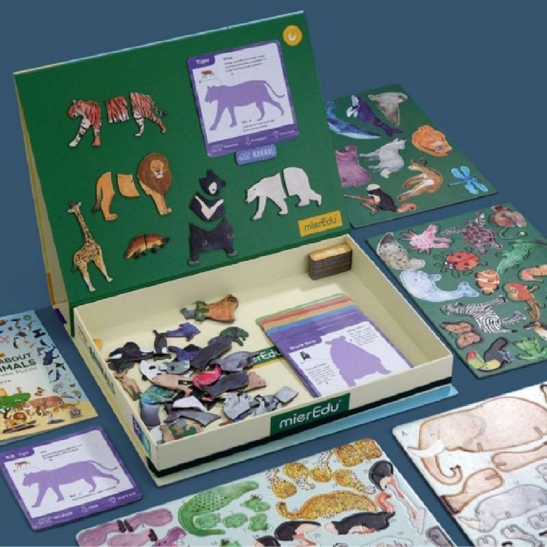 Μαγνητικό Puzzle All About Animals 00110 Mier Edu