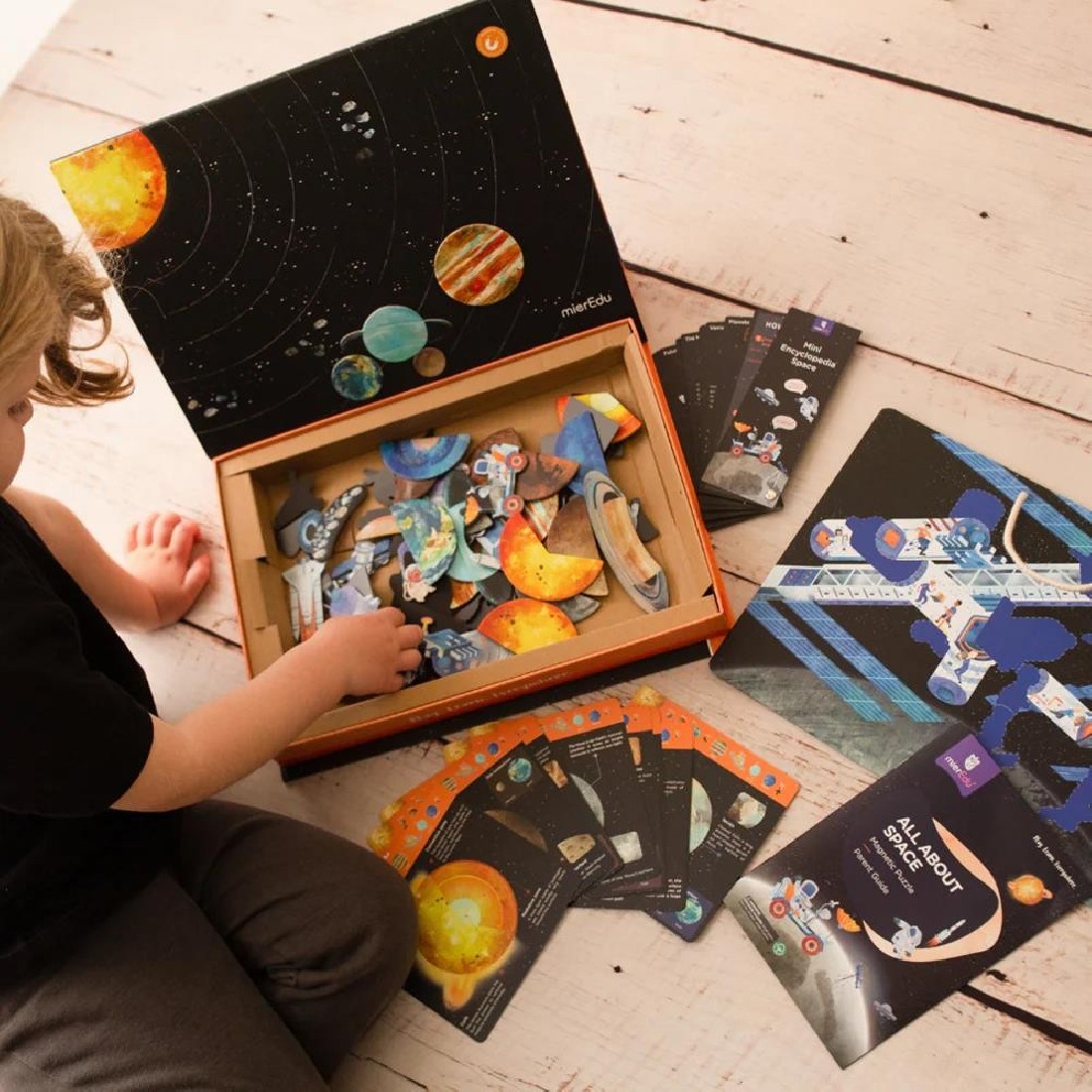 Μαγνητικό Puzzle All About Space 00099 Mier Edu