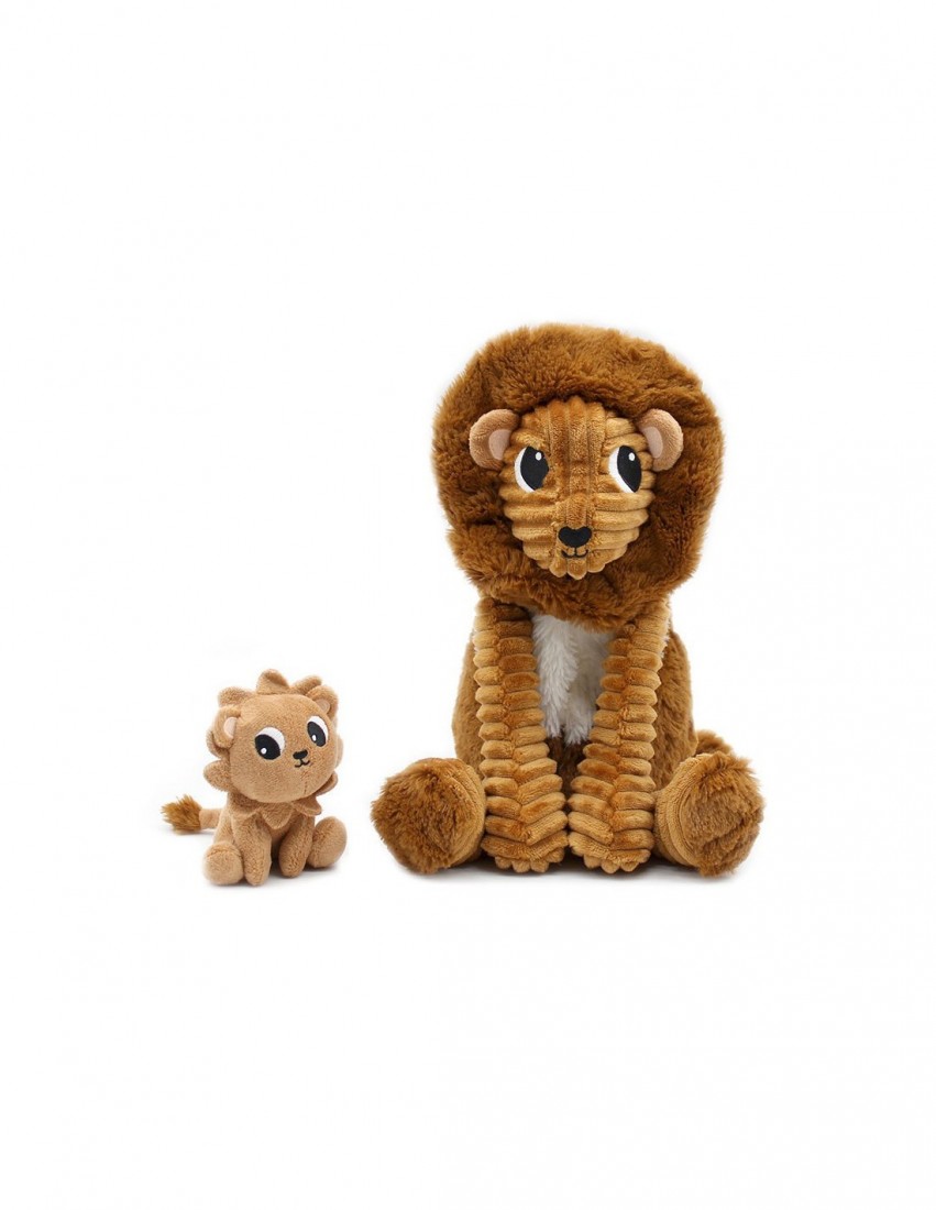 Λούτρινο Λιοντάρι μαμά & μωρό  76210 Les Deglingos