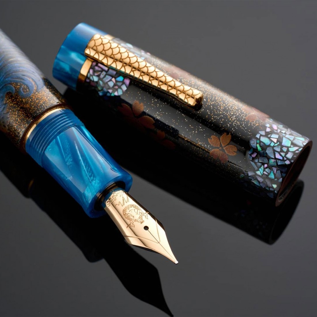 Nino Marino Signature Parthenope Maki-e The Song of Two Seas Fountain pen