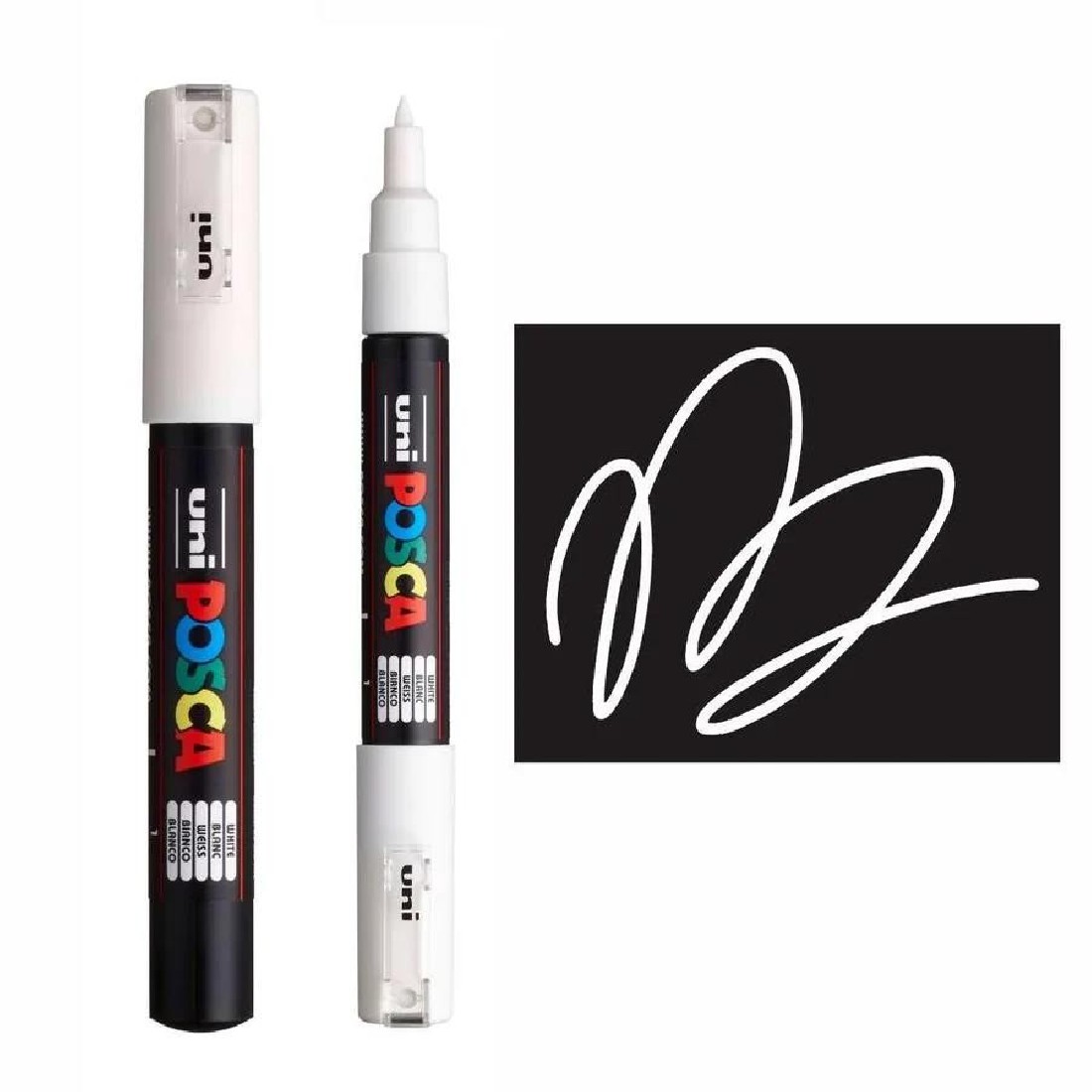 Paint Marker PC-1M White Extra Fine Point POSCA Uni