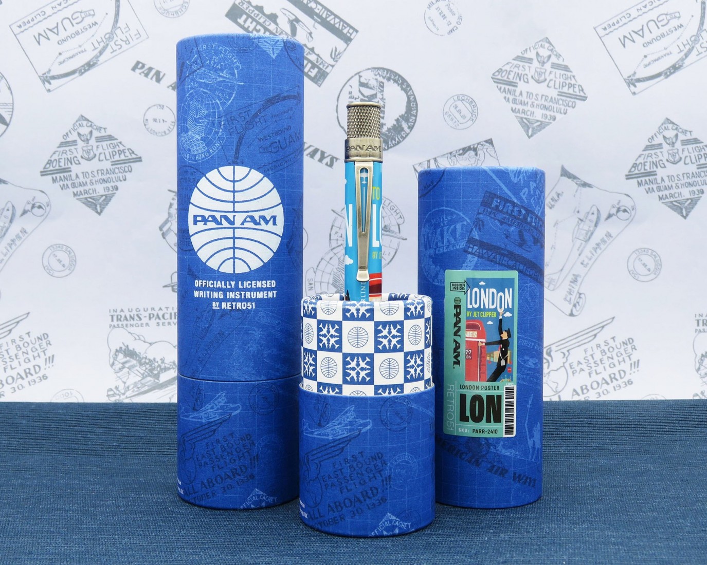 Retro 51 Tornado Rollerball Pen - Pan Am - London Poster Rollerball