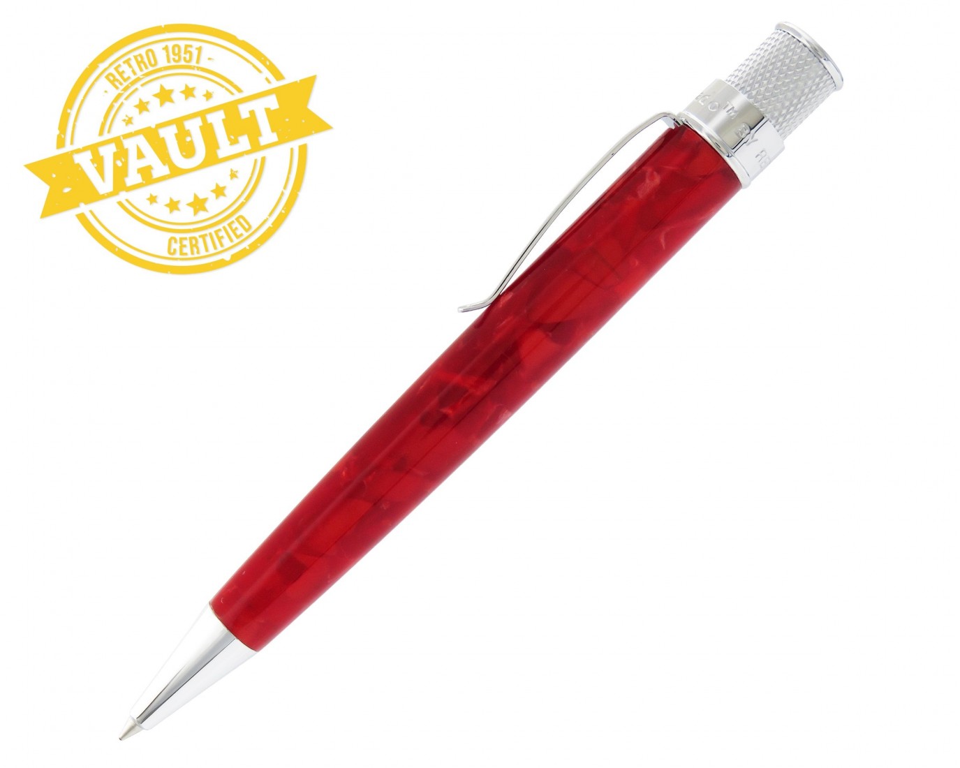 Retro 51 Vault - Ruby Red Acrylic Tornado Rollerball ARR-1348