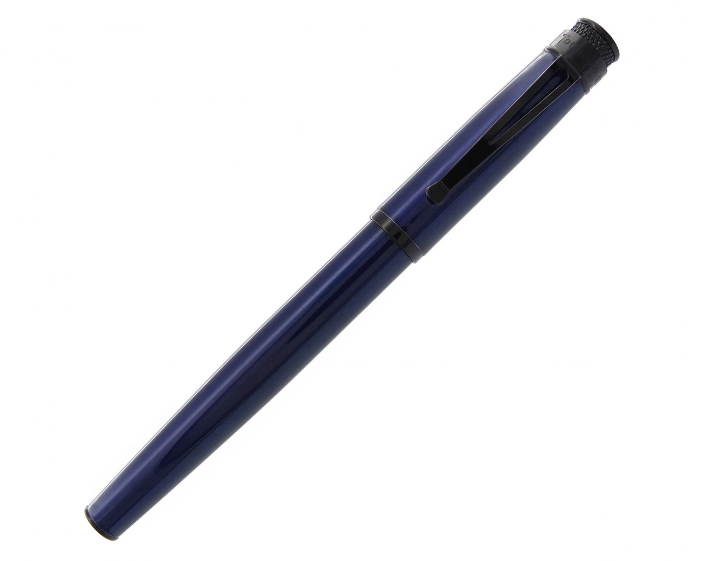 Retro 51 Tornado Stealth - Blue Black Fountain Pen VRF-S2423-CB