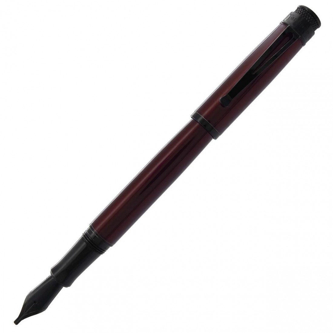 Retro 51 Tornado Stealth - Black Cherry Fountain Pen VRF-S2416