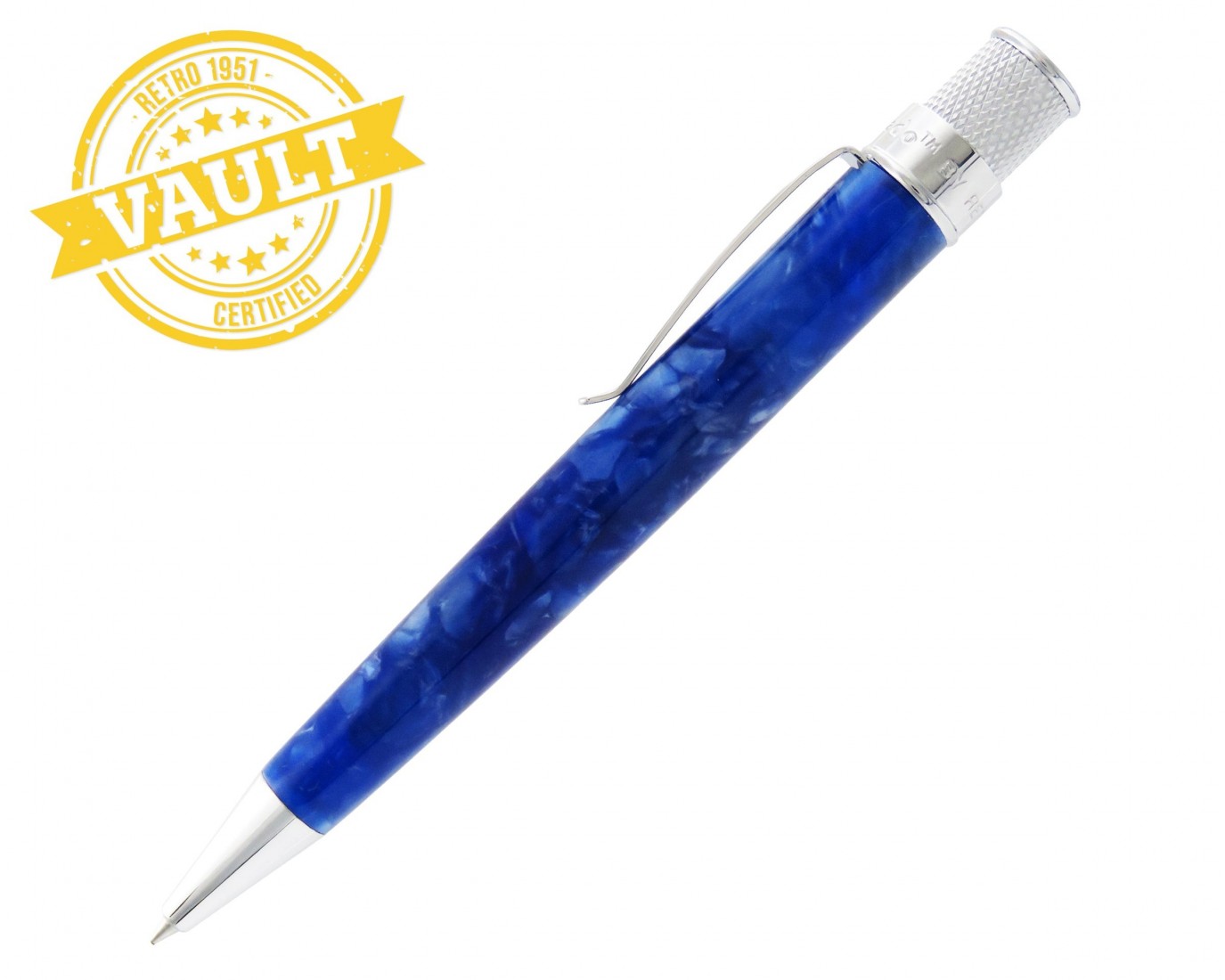 Retro 51 Vault - Sapphire Blue Acrylic Tornado Rollerball ARR-1347