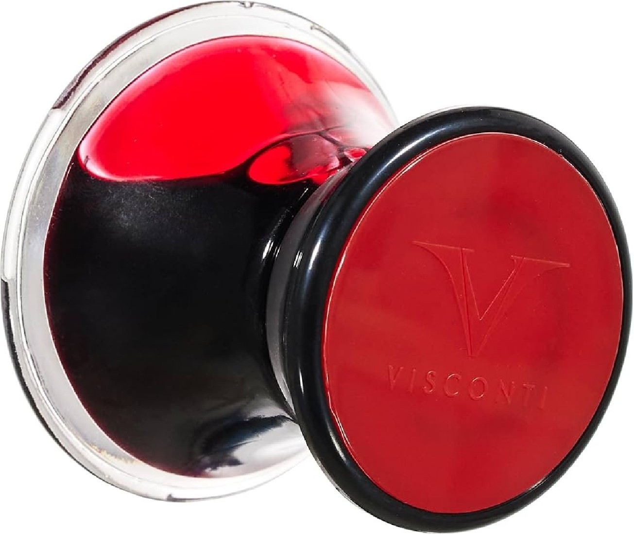 Visconti Glass Inkwell Red 50ml