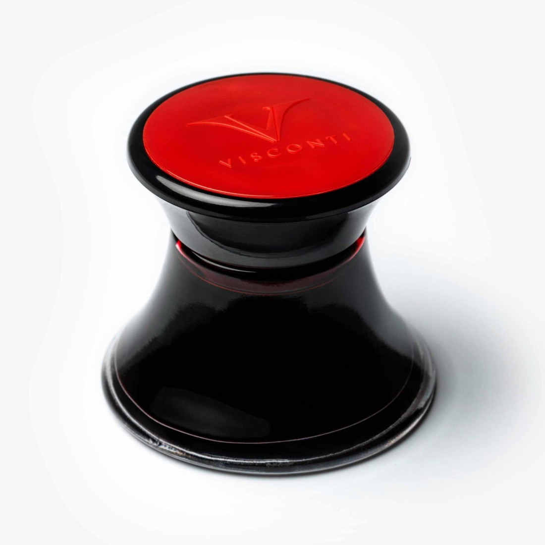 Visconti Glass Inkwell Red 50ml