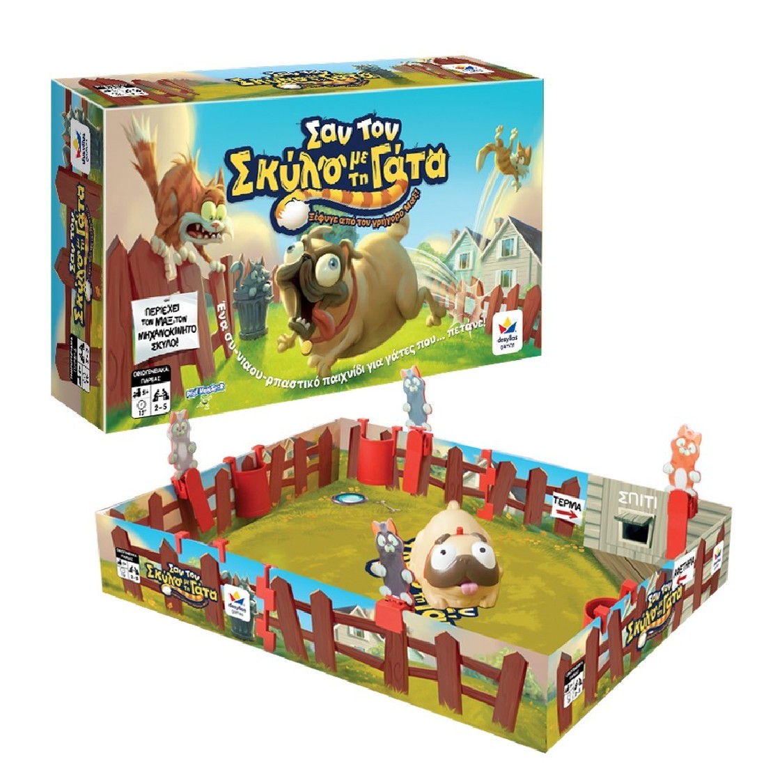 Επιτραπέζιο παιχνίδι Σαν τον Σκύλο με την Γάτα 100798 Δεσύλλας