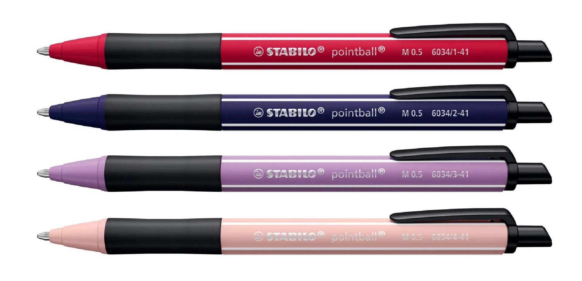 Στυλό Pointball Wildflower Nature Colors 0,5mm Edition Burgundy 6034/1-41 Stabilo