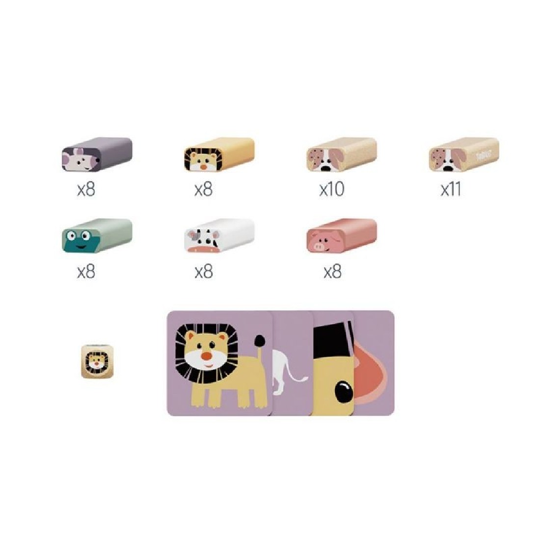 Ξύλινο παιχνίδι Wobble Tower 120314 Top Bright