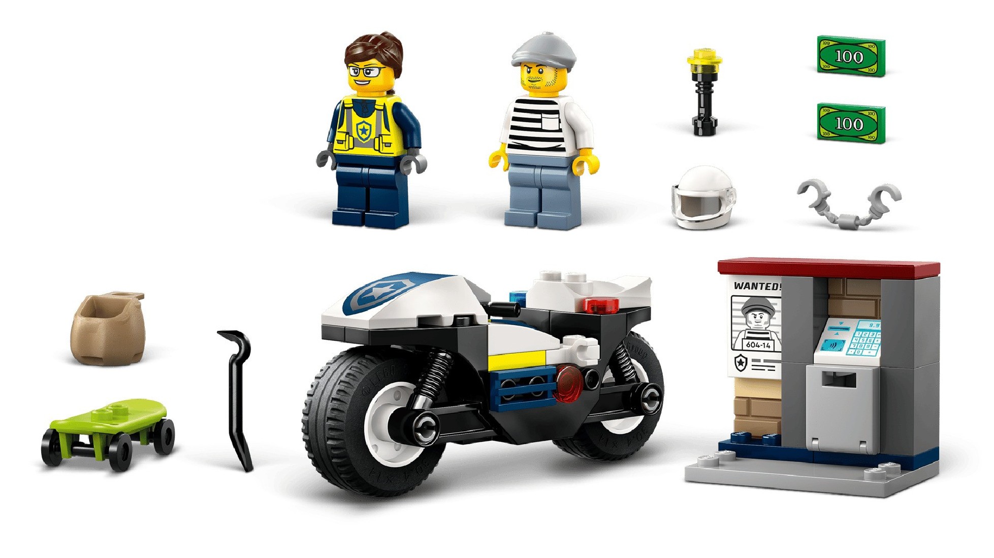Police Motorcycle Chase 60455 Lego City