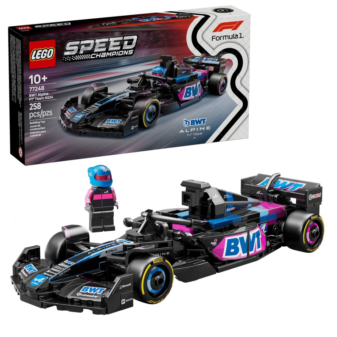 BWT Alpine F1® Team A524 Race Car 77248 Lego Speed Champions