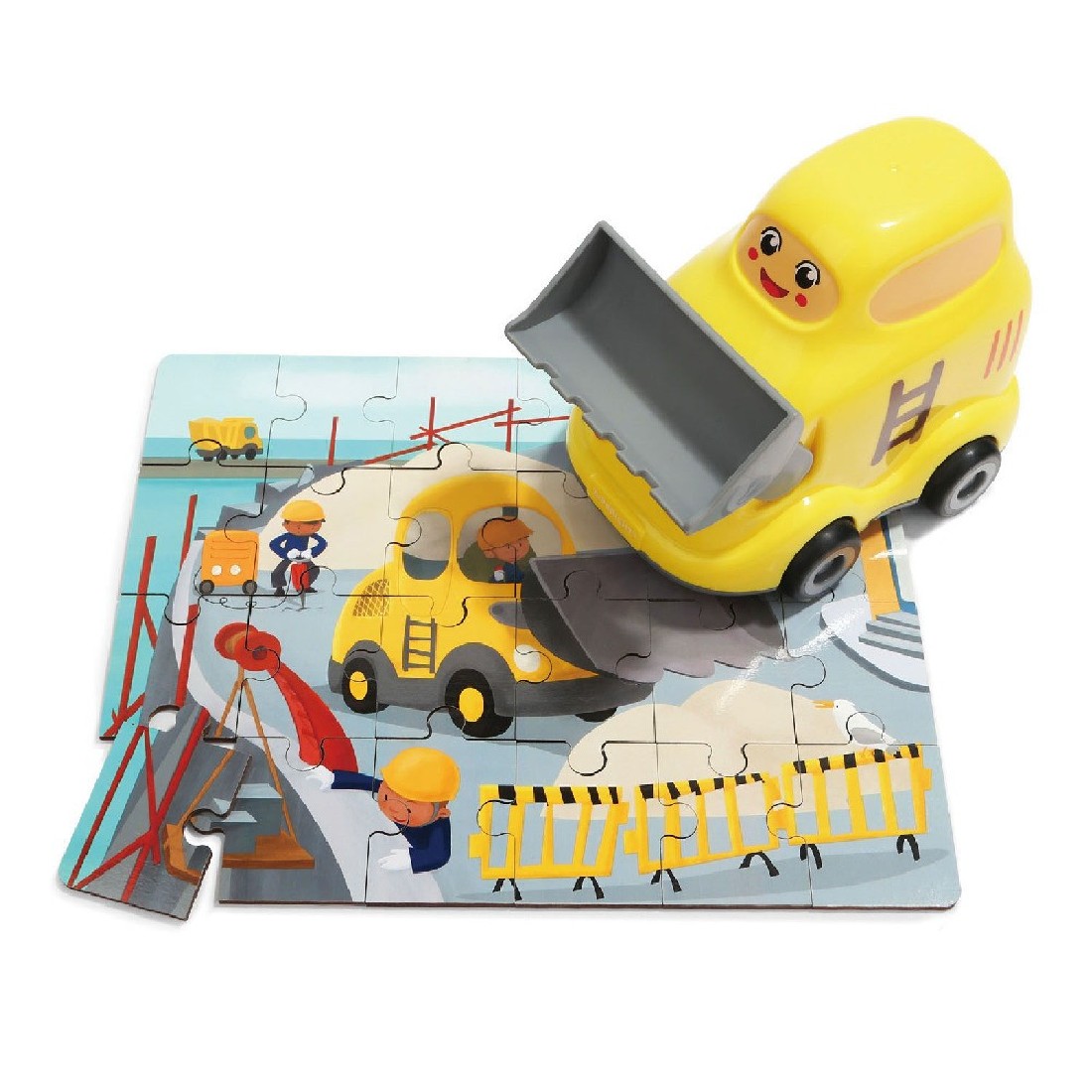 Wooden Puzzles in Bulldozer 130910 Top Bright