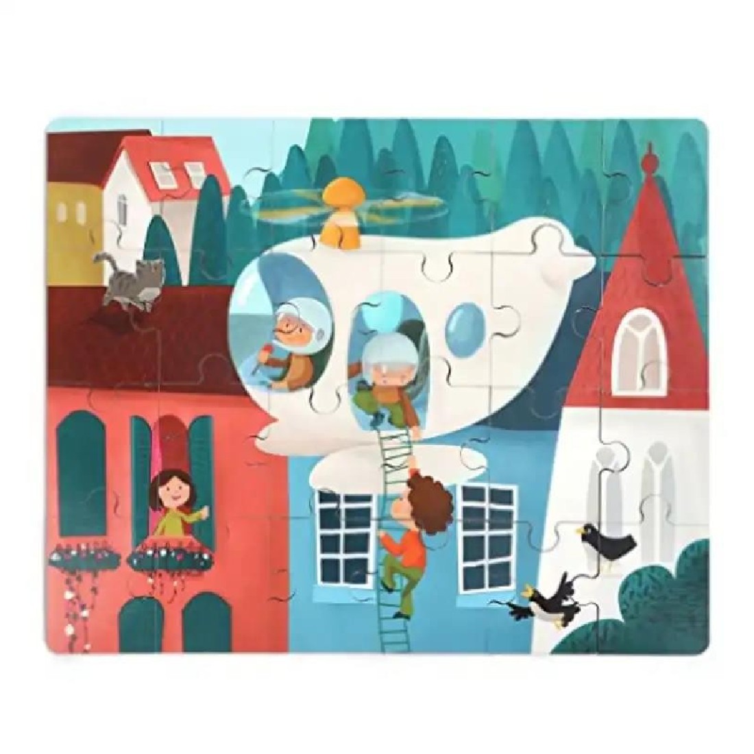 Wooden Puzzles in Helicopter 130911 Top Bright