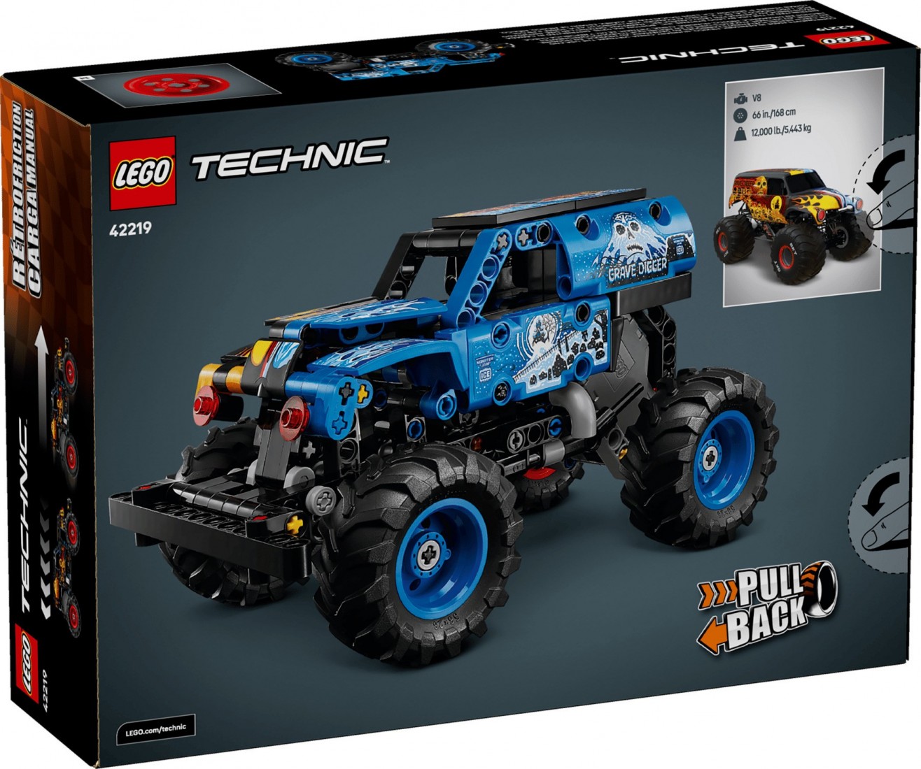 Monster Jam™ Grave Digger™ Fire and Ice 42219 Lego Technic
