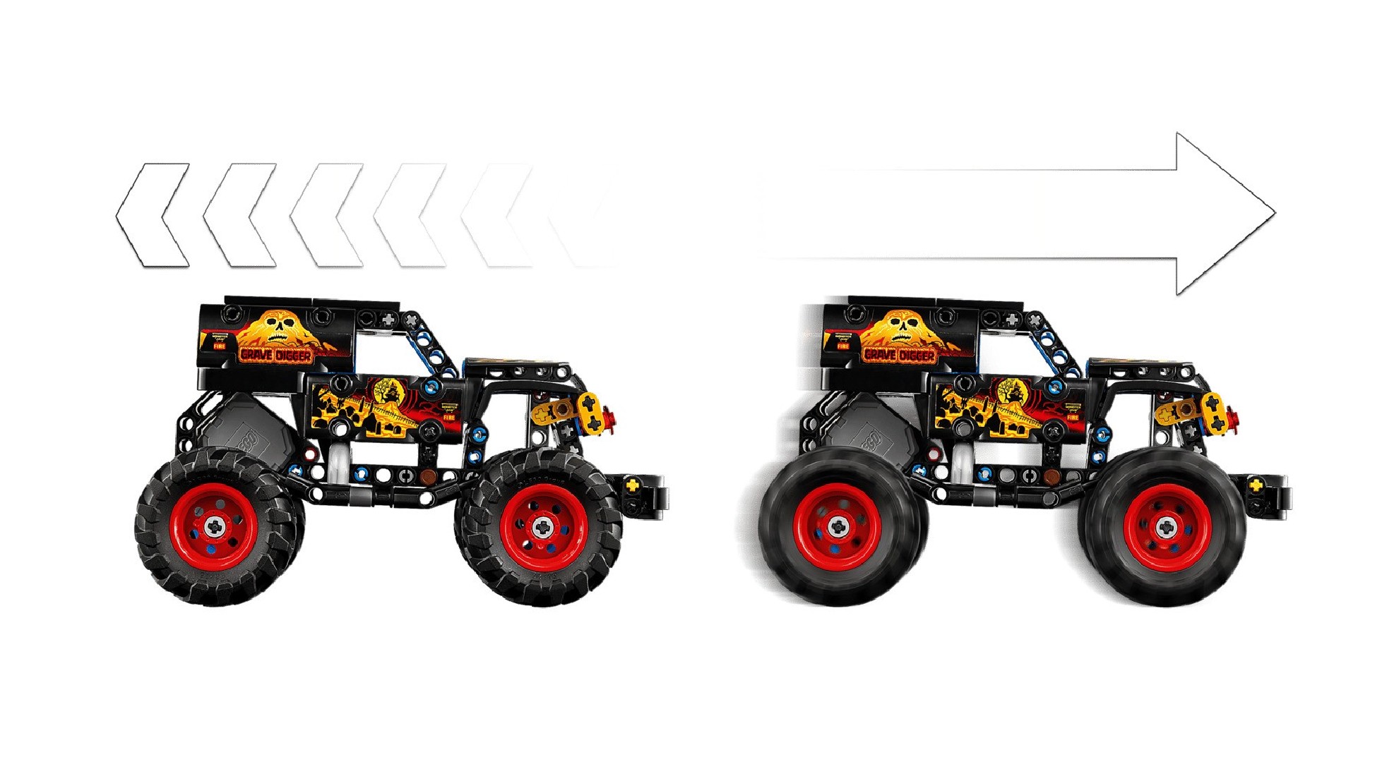 Monster Jam™ Grave Digger™ Fire and Ice 42219 Lego Technic