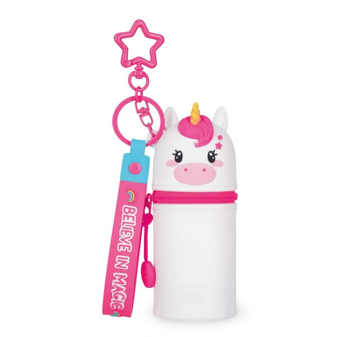 Unicorn Coin Purse with Key Ring - Mini Kawaii-Legami