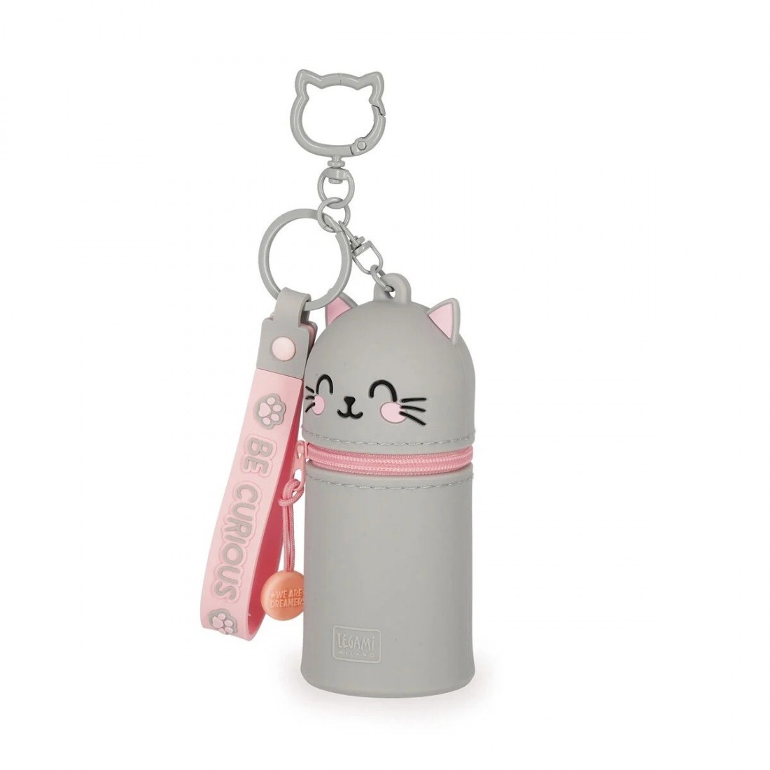 Kitty Coin Purse with Key Ring - Mini Kawaii-Legami