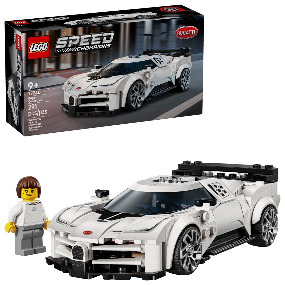 Bugatti Centodieci Hyper Sports Car 77240 Lego Speed Champions